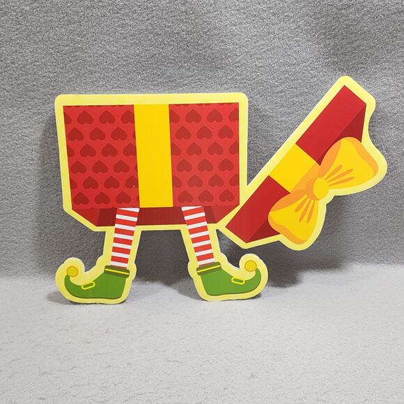 8 Pc Christmas Cut Out Yard Lawn Art Signs Stakes Walkway Outdoor Decorations - Picture 8 of 14